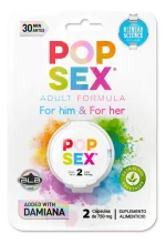 POP SEX Adult Formula - Suplemento con Damiana (2 Cápsulas)