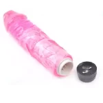 Vibrador rosa con baterías