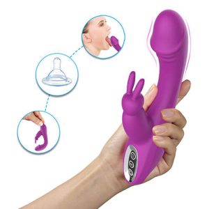 VIBRADOR DOBLE ESTIMULACION USB 