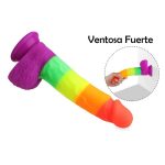 Dildo de ventosa silicona triple capa