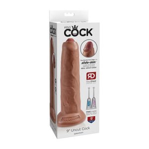 king cock 9 pulgadas con prepucio 