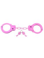 Juego de esposas bondage con llave en color Rosa