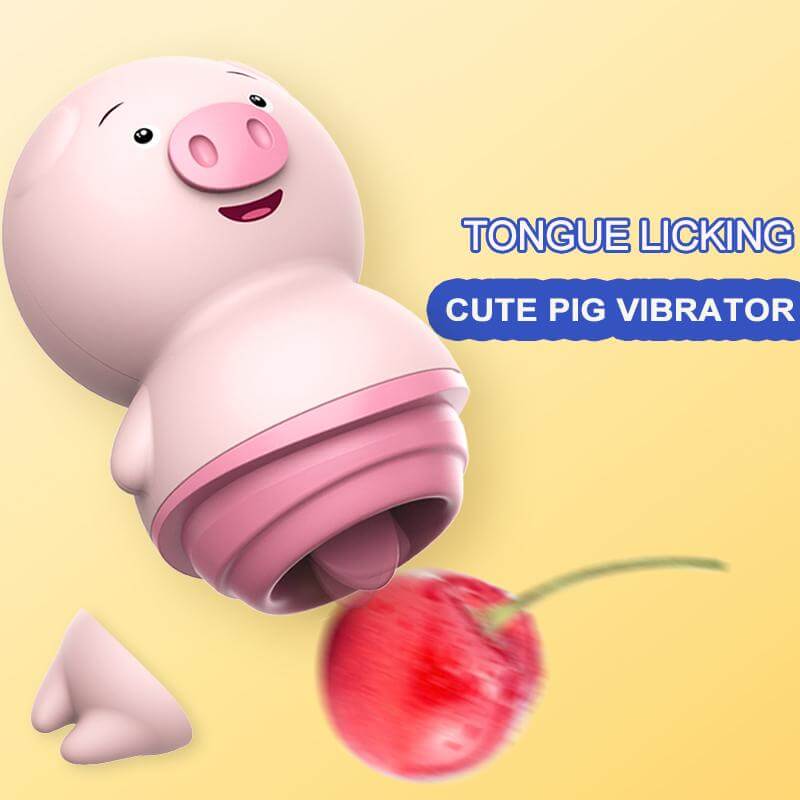 Pig vibrador simulador de sexo Oral