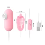 Dimensiones de Vibrador Mini Rosa