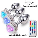 Plug Metalico con Luz y control