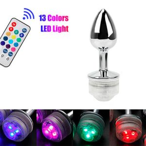 Plug Metálico de Luz Led