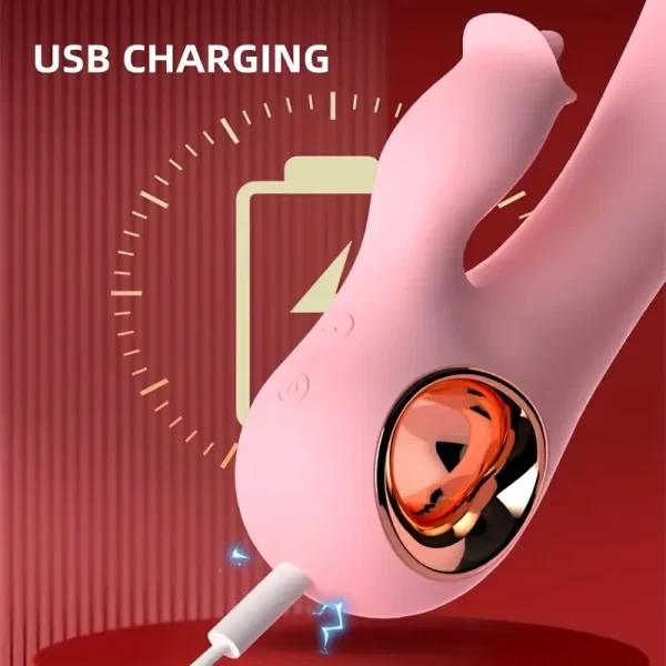 Vibrador sexo oral y vaginal al mismo tiempo