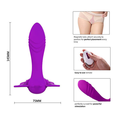 Vibrador con calzón para masturbar