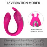 Potente vibrador para parejas 12 modos