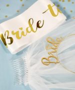 Set de Novia (Diadema+Velo+Cinta) kit de fiesta - Image 3