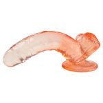 Comprar dildo flexible transparente de color