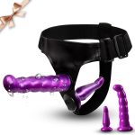 Cinturon sexual Arnes doble dildo LGBT