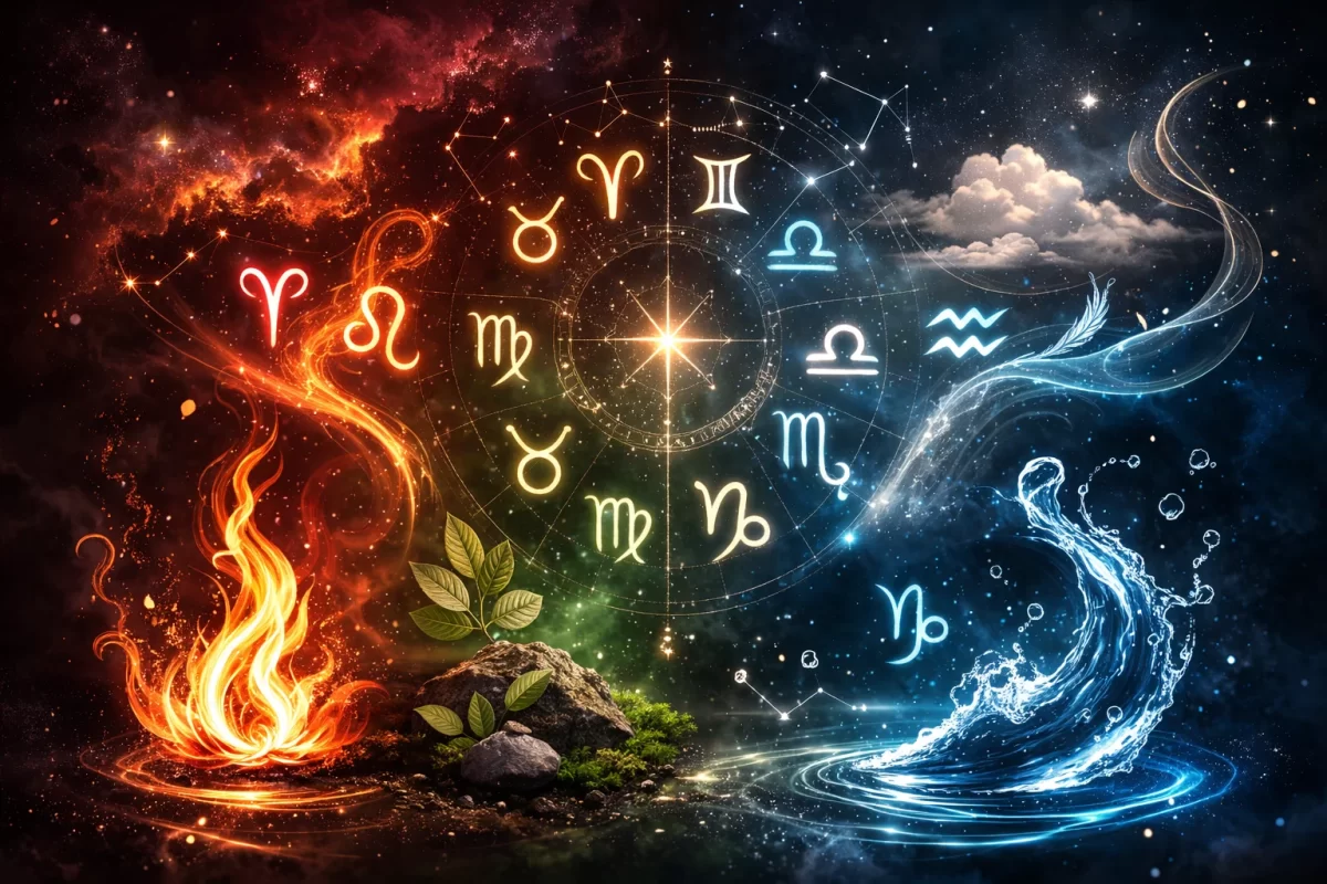 Guía de placer según los elementos del zodiaco Quiz Interactivo